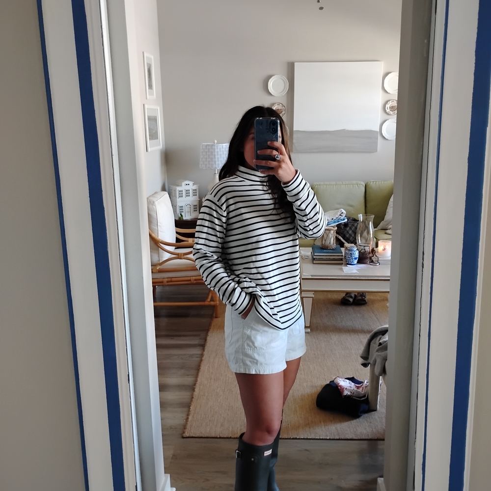 Striped Black and White Sweater